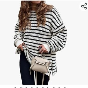 Oversized Striped Sweater